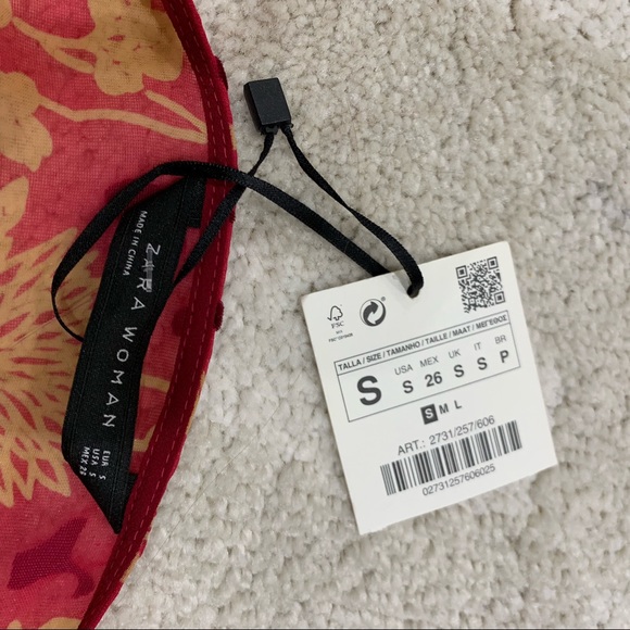 Zara velvet kimono style wrap boho top blouse NWT - Picture 6 of 8